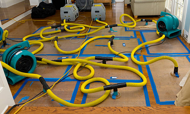 Professional Burst Pipe Water Damage technician working in Hickman, CA